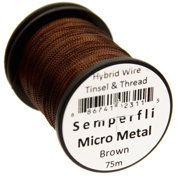 Micro Metal Hybrid Thread, Tinsel & Wire Rose Gold 