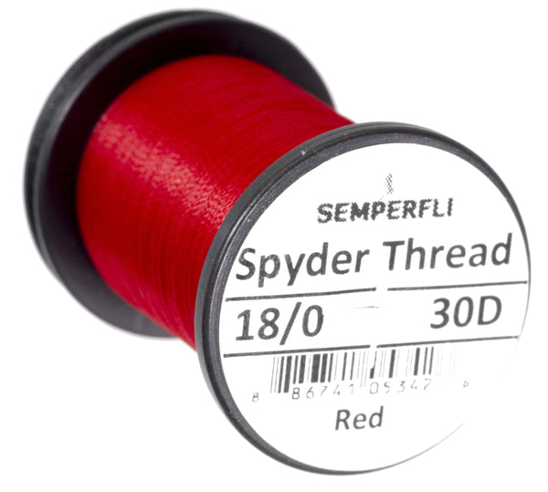 Semperfli - Spyder Thread - 18/0 - Red