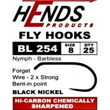  Hends Hook - BL254 - Standard Nymph (2X Strong) - Barbless