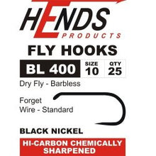  Hends Hook - BL400,  Standard Dry Fly - Barbless