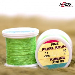 Pearl Round Ribbing Tinsel - Small