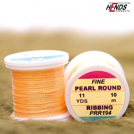 Pearl Round Ribbing Tinsel - Small